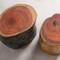 Margo Grande Outdoor Log Tables
12 - 16 dia x 18 H inches
Natura and Pale Black