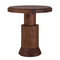 Cádiz Side Table 
22 dia x 24 H inches
Light Walnut Finish