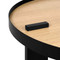 Bruno Side Table
19.75 Diameter x 19.75 H inches
Oak Veneer, Lacquered Wood