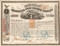 American Merchants Union Express Company Stock Certificate 1869 - William Fargo  - blue oval stamps