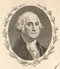 Centennial and Memorial Association of Valley Forge stock certificate 1878 (Pennsylvania) - George Washington bust for left vignette
