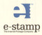 E-Stamp Corporation stock certificate 2001 - company logo vignette