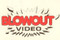 Blowout Entertainment Inc. stock certificate 1997 (video rental bust) - company logo vignette