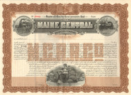 Maine Central Railroad Company bond certificate 1912