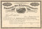 Phoenix Oil and Land Company stock certificate circa 1874 (Pennsylvania)