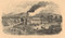 New Jersey and North Carolina Land and Lumber Company stock certificate circa 1887 - lumber mill