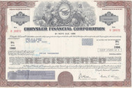 Chrysler Finance bond - brown