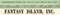 Fantasy Island Inc. stock certificate 1961 (New York amusement park) name plate