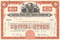 United Park City Mines Company stock certificate 1950's  (Utah mining) - brown