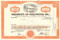 Fredericks of Hollywood stock certificate 1980's (lingerie) - orange