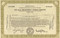 May Department Stores Company stock certificate 1940-1950's (retail shopping)  -olive