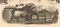 Bay City and East Saginaw Railroad Company stock certificate circa 1864 (Michigan) - steam train vignette engraving
