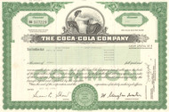 Coca-Cola Company stock certificate (soft drinks)