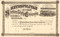 Metropolitan Steamship Company stock certificate circa 1866 (New York)