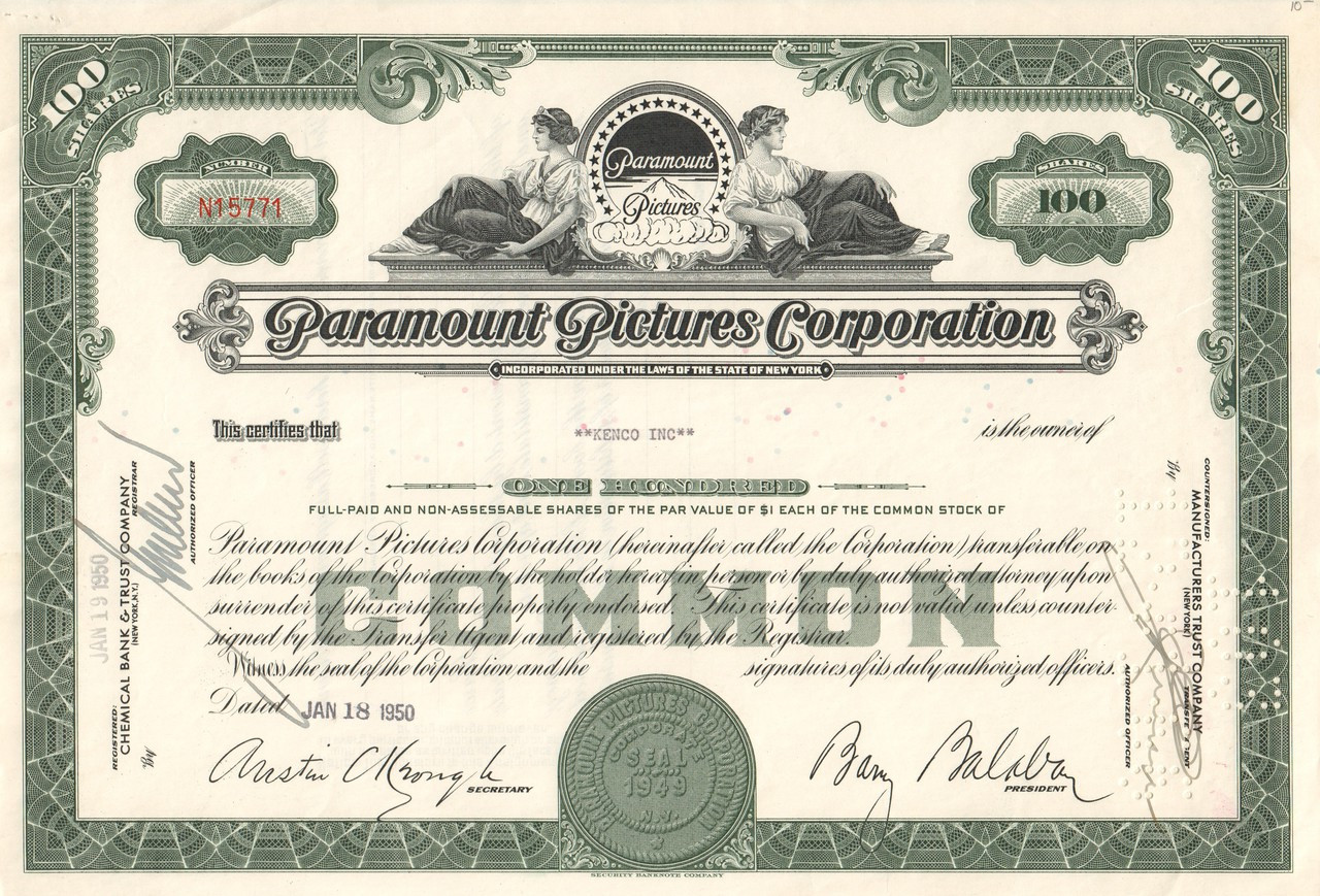 Paramount Pictures Corporation Movie Studio