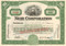 Nehi Corporation stock certificate 1950's (soft drink) - green