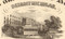 Fort Street and Elmwood Railway Co. stock certificate circa 1866 (Detroit Michigan) - street railway scene