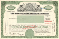 National Cash Register Company stock certificate 1970's (NCR)