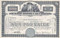 Packard Motor Car Company stock certificate - blue