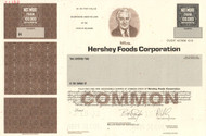 Hershey Foods specimen stock certificate