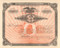 American Lux Light Co stock certificate circa 1906