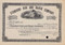Standard Hub and Block Company stock certificate circa 1892 (Pennsylvania)