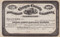 Bergen County Railroad Company stock certificate circa 1880 (New Jersey)