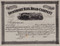 Somerset Railroad Company stock certificate circa 1860 (Maine)