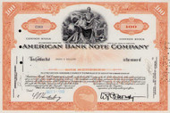 American Bank Note Company stock certificate 1963 (New York)