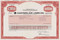 Eastern Air Lines Inc. stock certificate 1980s (Delaware)  - red