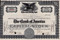 Bank of America National Association stock certificate 1928 (New York)