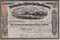 Cape May and Millville Railroad stock certificate 1868 (New Jersey)