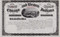 Chicago and Western Indiana Railroad stock certificate c1879 (Illinois) 