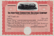 New York Connecting Railroad stock certificate c1917 (New York)