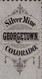 Cascade Mining Company stock certificate c1877 (Colorado - New York) - mining location detail (Silver Mine near Georgetown Colorado)