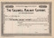 Caldwell Railway Company stock certificate c1890 (New Jersey)