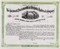Cincinnati Portsmouth & Virginia Railroad stock certificate c1891 (Ohio) 