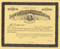 Iaeger and Southern Railway stock certificate c1898 (West Virginia) 