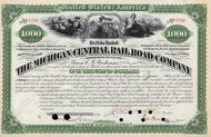 Michigan Central Railroad $1000 bond 1927 (Michigan)