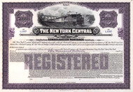 New York Central Railroad $50,000 gold bond c1950s (New York)