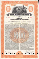 Central Pacific Railway $1,000 bond 1944 (California)