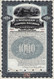 Michigan Central Railroad $1000 gold 3.5 per cent bond certificate 1907 (Michigan) blue Michigan Central Railroad $1000 gold 3.5 per cent bond certificate 1907 (Michigan) blue