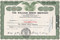 William Simon Brewery stock certificate green 1957
