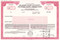 Delaware County Pennsylvania hospital bond certificate specimen c1983 (Philly metro) - red