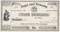 Napa and Sonoma Wine Company stock certificate 1870's