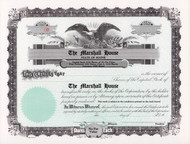 The Marshall House stock certificate c1947 (York Harbor Maine)