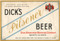 Dick's Pilsner beer label