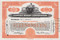 Curtiss-Wright Corporation stock certificate 1930s (aviation) - orange 100 shares