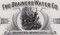 Brainerd Water Co stock certificate circa 1883 (Minnesota) - deer family vignette