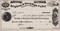 Brighton & Onondaga Valley Railroad Company stock certificate c1869 (Syracuse NY) 
